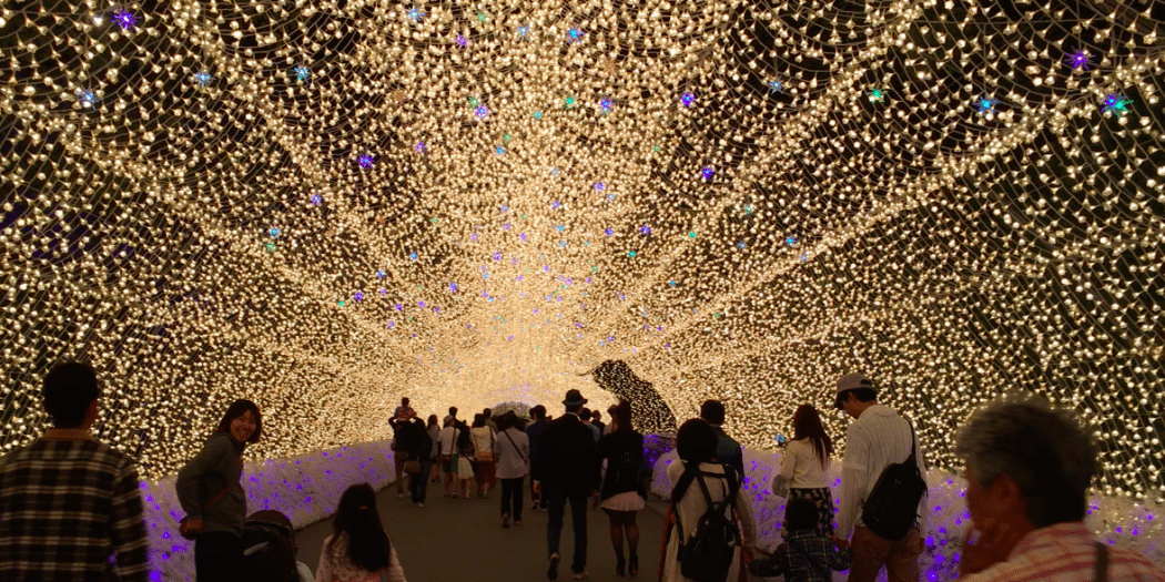 Nabana no Sato Flower Park and Amazing Winter Illumination