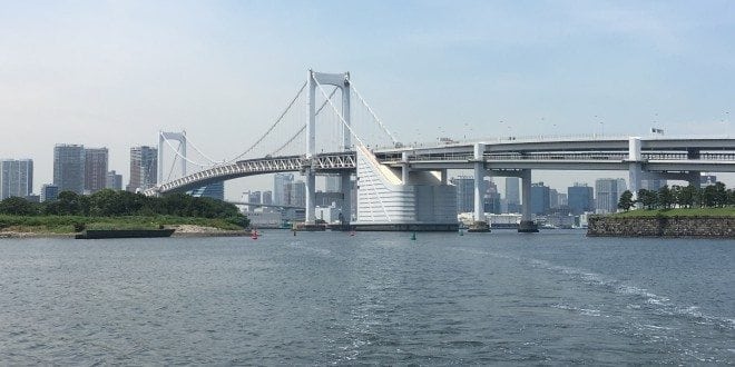 Tokyo Rainbow Bridge Bike Crossing Great Views